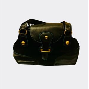 Max New York Elegant Black Leather Bag